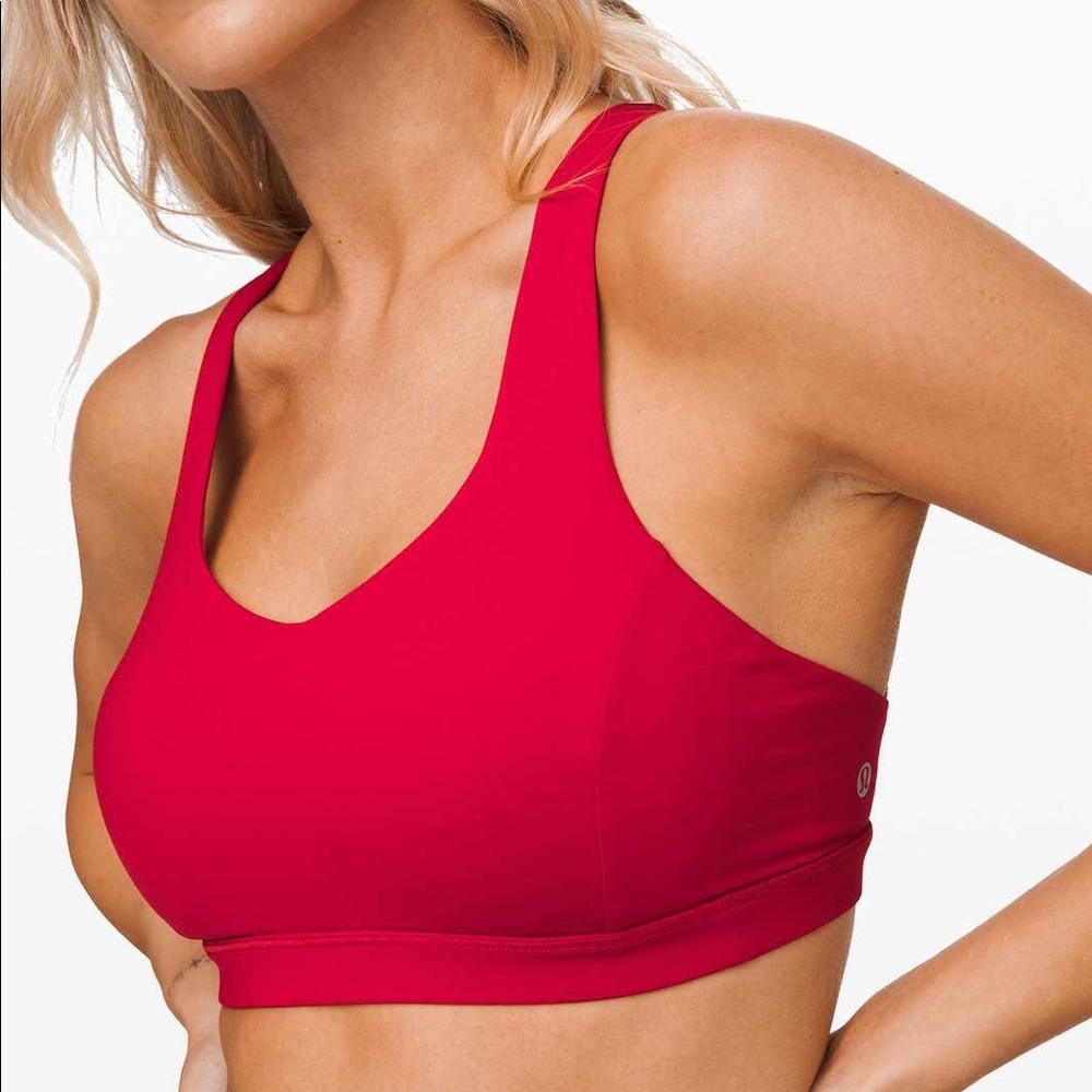 Lululemon Free to be Serene bra, red